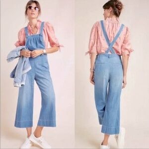 Pilcro and the Letterpress Denim Overalls in Size 28